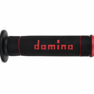 Domino Trial Dually Grips in Black/Red