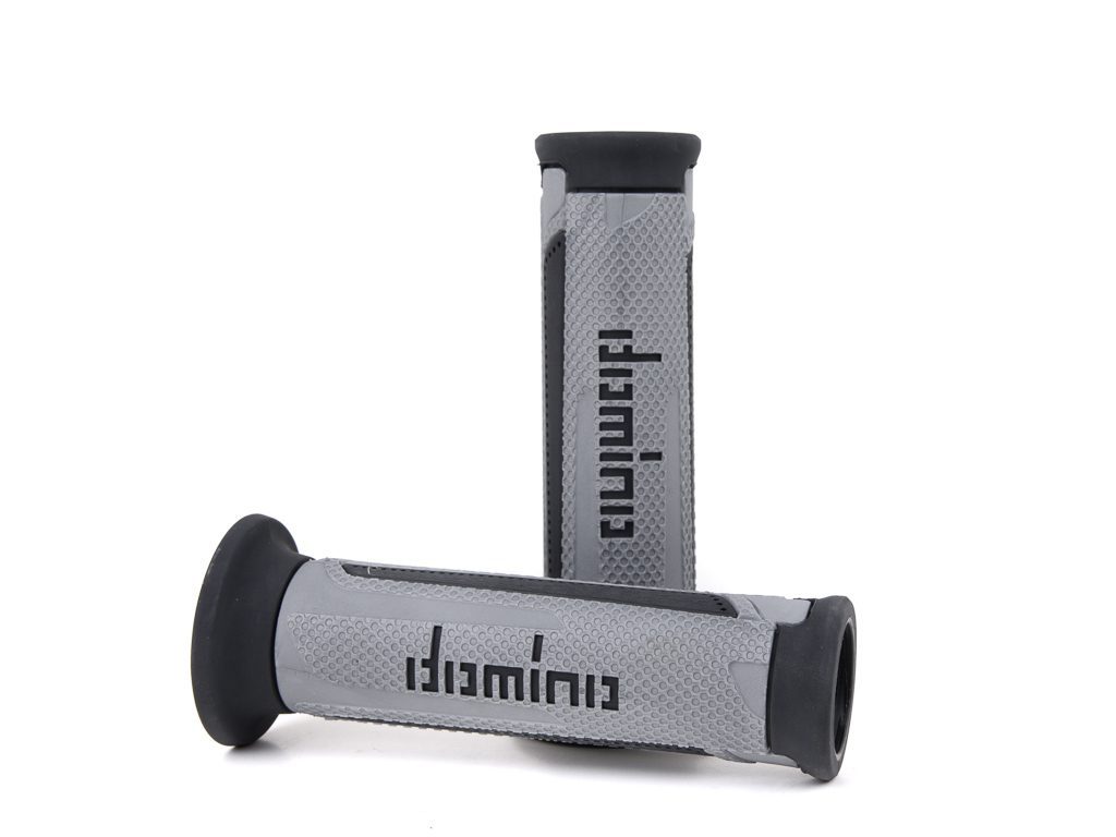 Domino A350 Turismo Grips Anthracite & Orange To Fit Puch Bikes | UK